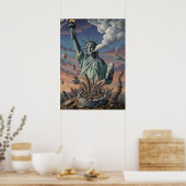 Freiheitsstatue Fine Art Poster (Küche)