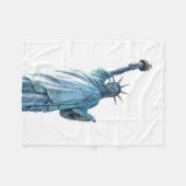 Freiheitsstatue Fleecedecke (Vorderseite (Horizontal))