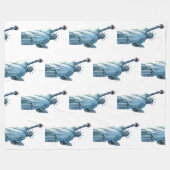 Freiheitsstatue Fleecedecke (Vorderseite (Horizontal))