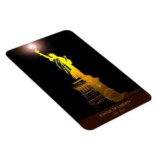 Freiheitsstatue Flexible Travel Magnet (Rechte Seite)