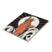 Freiheitsstatue Fliese (Seite)