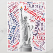 Freiheitsstatue Flyer (Vorne)