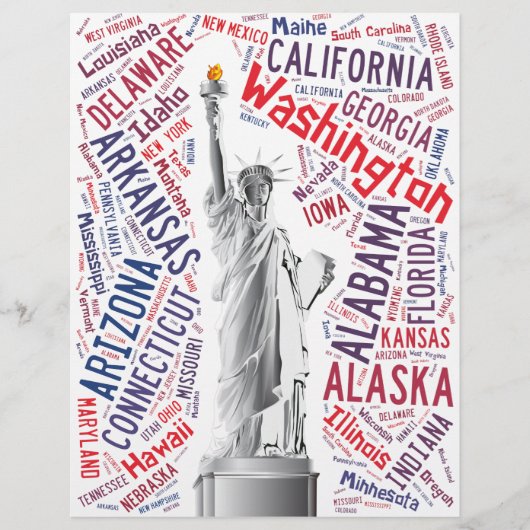 Freiheitsstatue Flyer (Vorne)