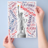 Freiheitsstatue Flyer (Hand)