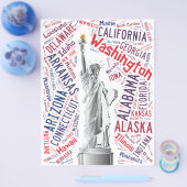 Freiheitsstatue Flyer (Einzeln)