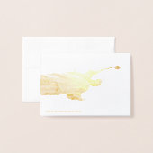 Freiheitsstatue Folienkarte (Rückseite mit Umschlag)