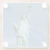 Freiheitsstatue - Foto Glasuntersetzer (Rückseite)