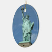 Freiheitsstatue - Foto Keramik Ornament (Links)