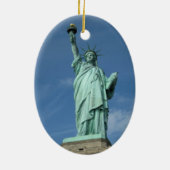 Freiheitsstatue - Foto Keramik Ornament (Hinten)