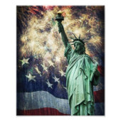 Freiheitsstatue Fotodruck (Vorne)