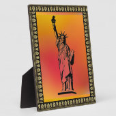 Freiheitsstatue Fotoplatte (Seite)