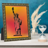 Freiheitsstatue Fotoplatte (Seite)