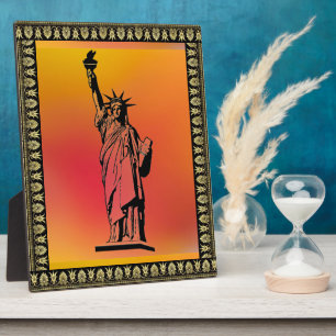 Freiheitsstatue Fotoplatte