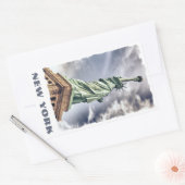 Freiheitsstatue für benutzerdefinierte Textaufkleb Rechteckiger Aufkleber (Umschlag)