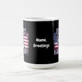 Freiheitsstatue für Protestwiderstände Kaffeetasse (Mittel)
