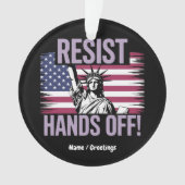 Freiheitsstatue für Protestwiderstände Ornament (Vorderseite)