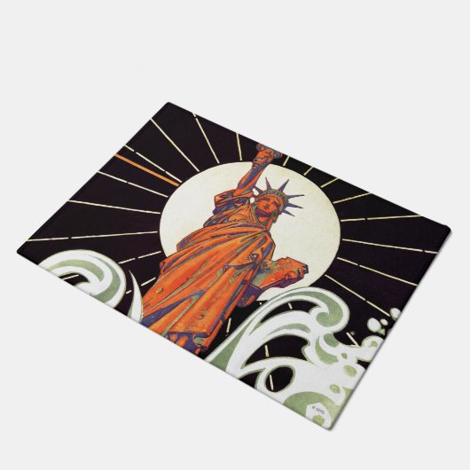 Freiheitsstatue Fußmatte (Schrägansicht)