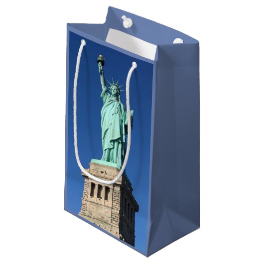 "Freiheitsstatue" Geschenk-Tasche Kleine Geschenktüte (Vorderseite Schrägansicht)