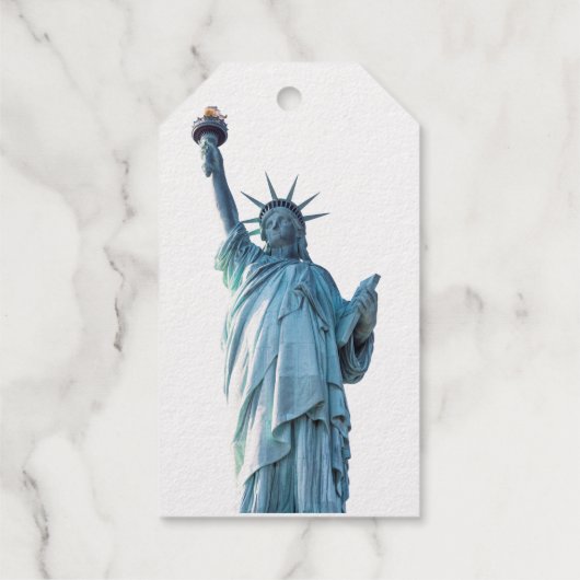 Freiheitsstatue Geschenkanhänger (Rückseite)