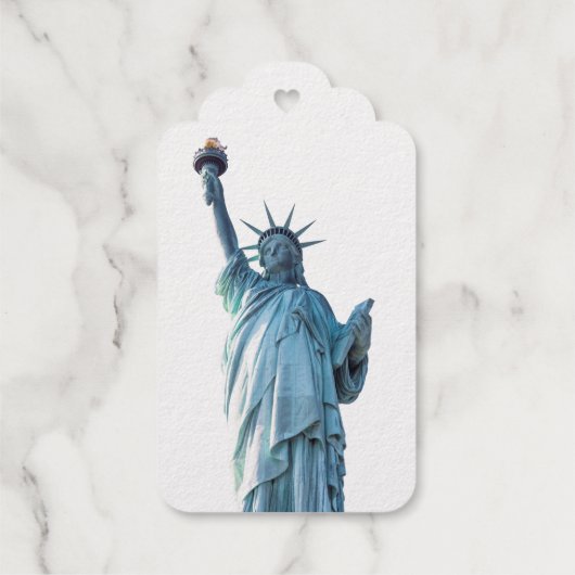 Freiheitsstatue Geschenkanhänger (Rückseite)