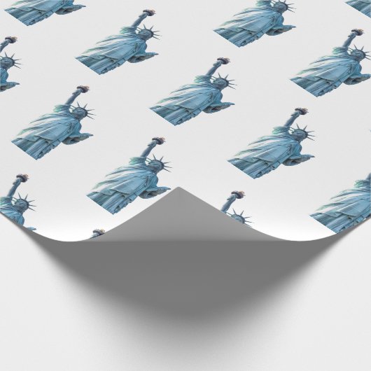 Freiheitsstatue Geschenkpapier (Ecke)