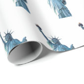 Freiheitsstatue Geschenkpapier (Rolleneckpunkt)