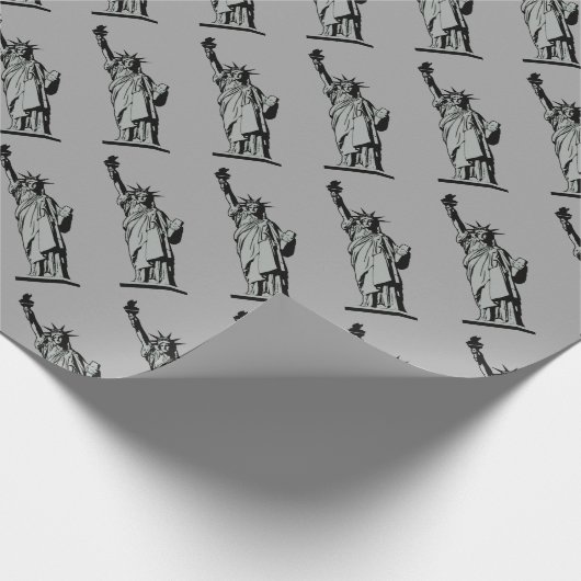 Freiheitsstatue Geschenkpapier (Ecke)