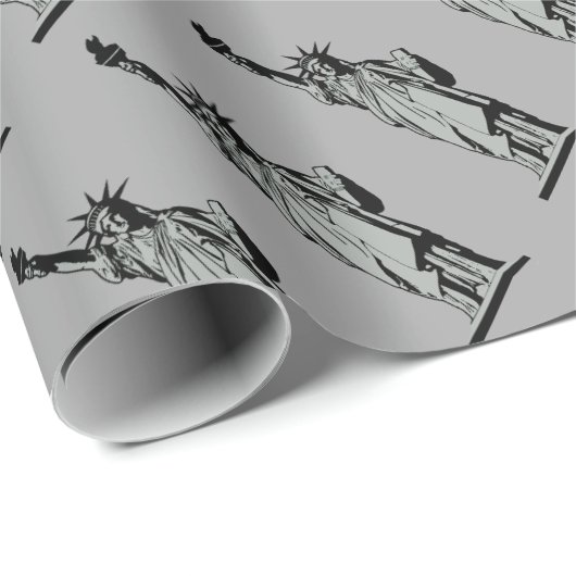 Freiheitsstatue Geschenkpapier (Rolleneckpunkt)