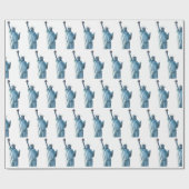 Freiheitsstatue Geschenkpapier (Flach)