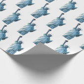 Freiheitsstatue Geschenkpapier (Ecke)