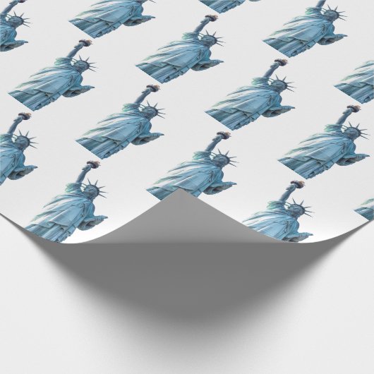 Freiheitsstatue Geschenkpapier (Ecke)