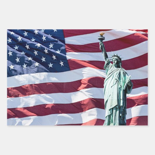 Freiheitsstatue Geschenkpapier Set (Vorderseite 3)