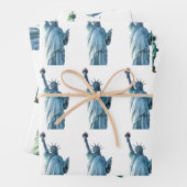 Freiheitsstatue Geschenkpapier Set (Beispiel)