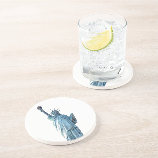 Freiheitsstatue Getränkeuntersetzer (Seite)