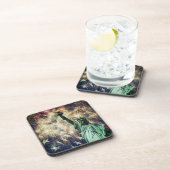 Freiheitsstatue Getränkeuntersetzer (Rechte Seite)