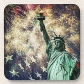 Freiheitsstatue Getränkeuntersetzer (Vorderseite)