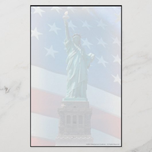 Freiheitsstatue Gewohnheits-Briefpapier Briefpapier (Vorderseite)