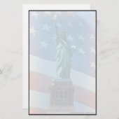 Freiheitsstatue Gewohnheits-Briefpapier Briefpapier (Vorne/Hinten)