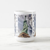 Freiheitsstatue Gewohnheits-Tassen Kaffeetasse (Mittel)