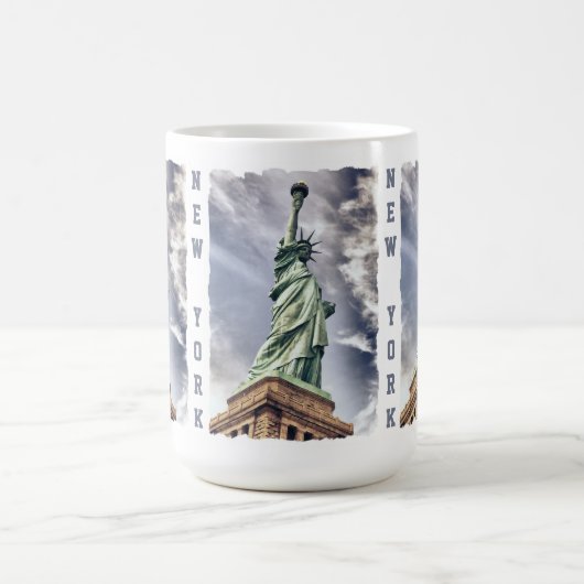 Freiheitsstatue Gewohnheits-Tassen Kaffeetasse (Mittel)