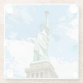 Freiheitsstatue Glasuntersetzer (Rückseite)