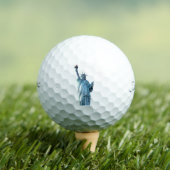Freiheitsstatue Golfball (Insitu T-Shirt)
