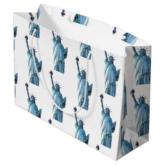 Freiheitsstatue Große Geschenktüte (Rückseite Schrägansicht)