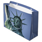 Freiheitsstatue Großgeschenktasche Große Geschenktüte (Rückseite Schrägansicht)