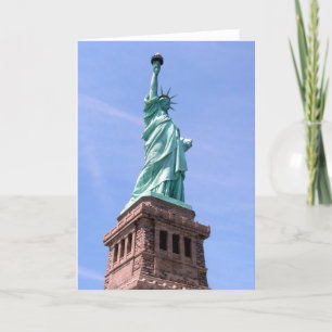 Freiheitsstatue - Grußkarte zur Seite Karte