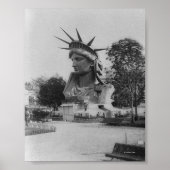 Freiheitsstatue Head - Paris Park Poster (Vorne)