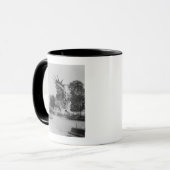 Freiheitsstatue Head - Paris Park Tasse (Vorderseite Links)