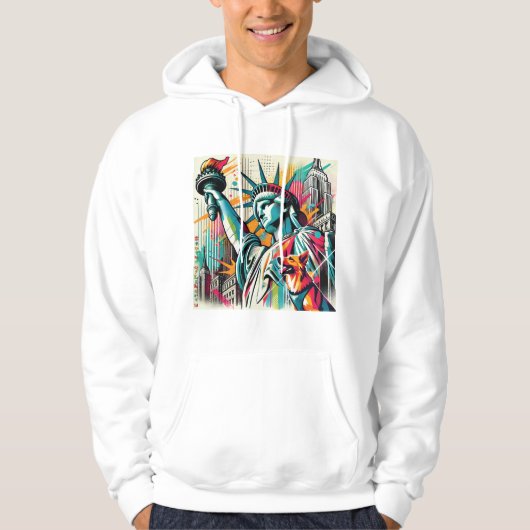 Freiheitsstatue Hoodie (Vorderseite)