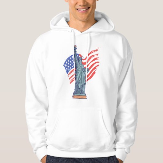 Freiheitsstatue Hoodie (Vorderseite)