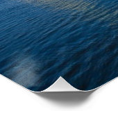 Freiheitsstatue, Hudson River und Manhattan Poster (Ecke)